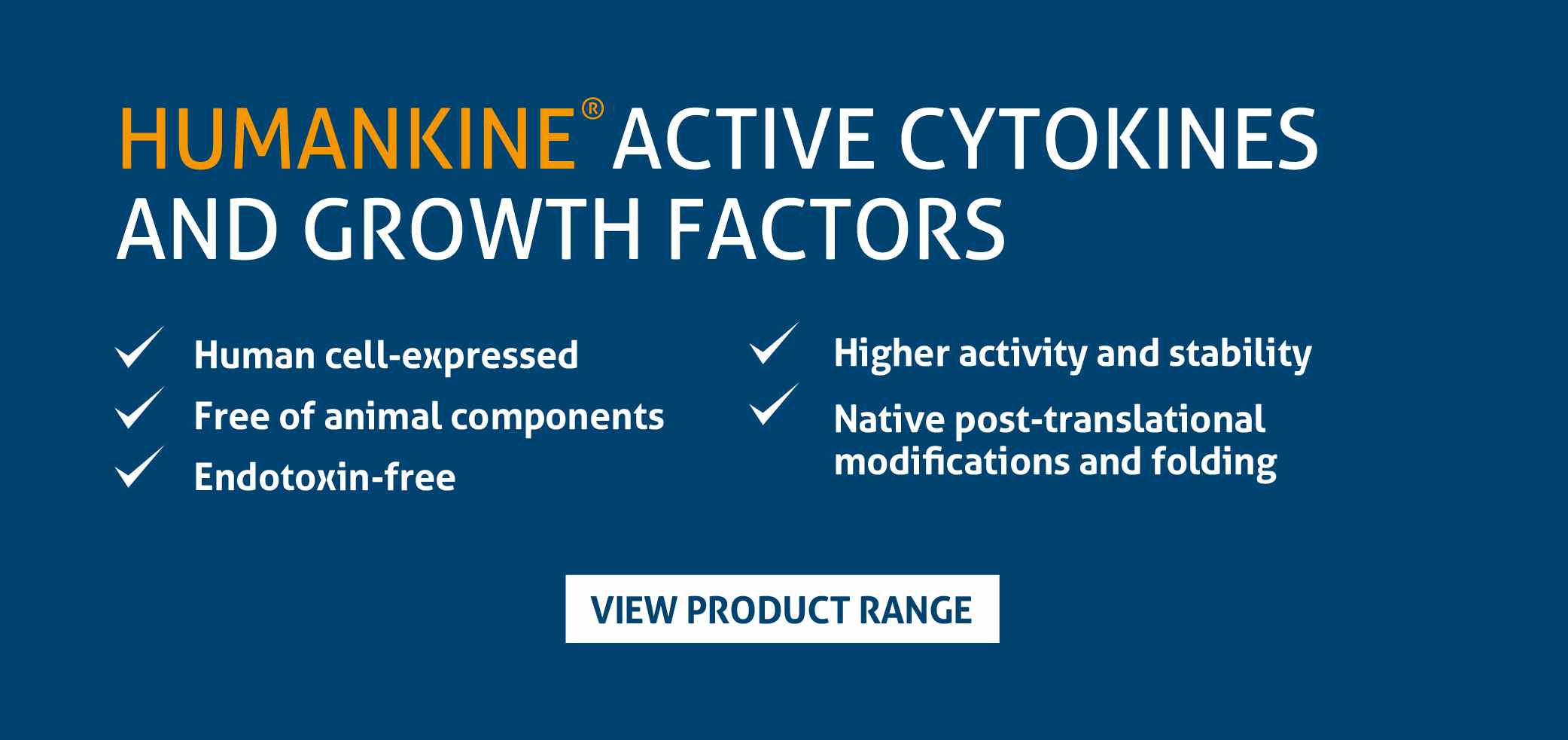 HumanKine recombinant proteins