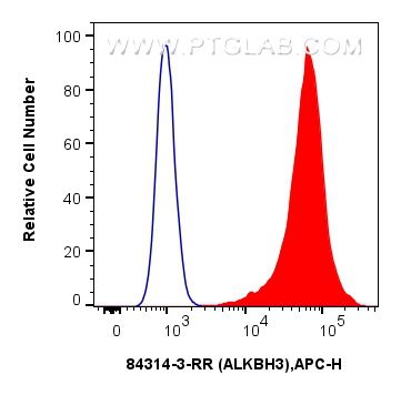 FC experiment of HeLa using 84314-3-RR (same clone as 84314-3-PBS)