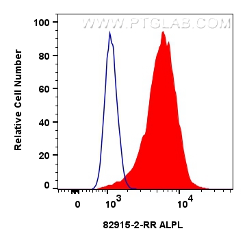FC experiment of HeLa using 82915-2-RR (same clone as 82915-2-PBS)