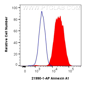 FC experiment of Jurkat using 21990-1-AP