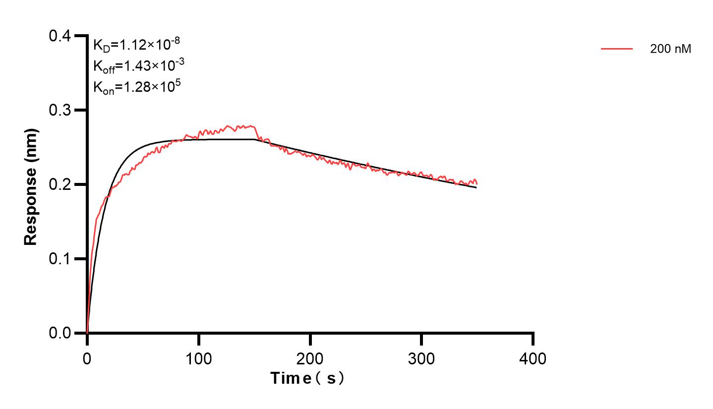 Affinity and Kinetic Characterization of 83448-2-PBS