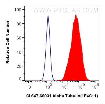 FC experiment of HeLa using CL647-66031