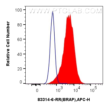 FC experiment of HeLa using 83314-6-RR (same clone as 83314-6-PBS)