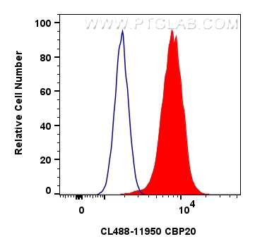 FC experiment of HeLa using CL488-11950