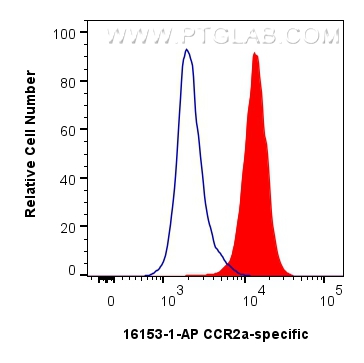 FC experiment of Jurkat using 16153-1-AP