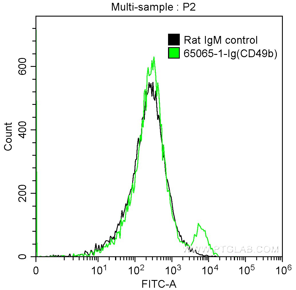 FC experiment of mouse splenocytes using 65065-1-Ig