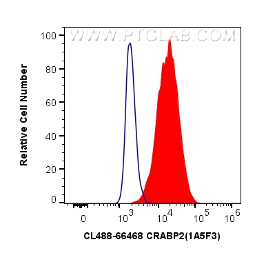 FC experiment of MCF-7 using CL488-66468