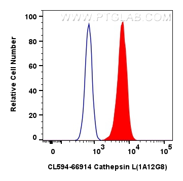 FC experiment of A549 using CL594-66914