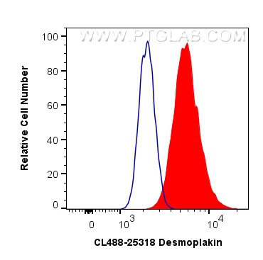 FC experiment of A431 using CL488-25318