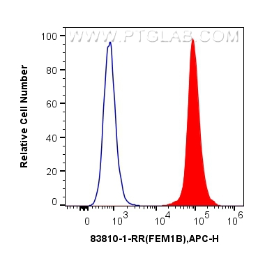 FC experiment of A431 using 83810-1-RR