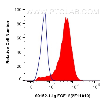 FC experiment of HeLa using 60152-1-Ig