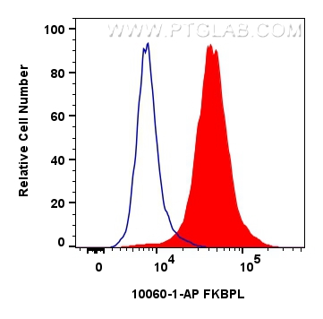 FC experiment of HeLa using 10060-1-AP