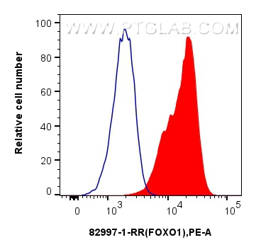 FC experiment of A431 using 82997-1-RR (same clone as 82997-1-PBS)