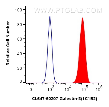 FC experiment of HeLa using CL647-60207