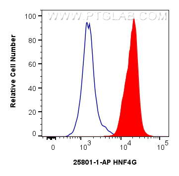 FC experiment of HEK-293 using 25801-1-AP