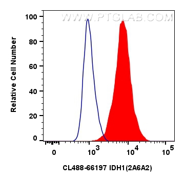 FC experiment of HepG2 using CL488-66197