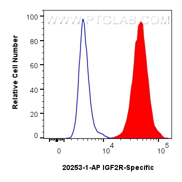 FC experiment of HepG2 using 20253-1-AP