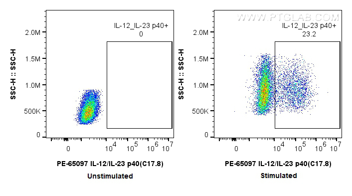 FC experiment of RAW 264.7 using PE-65097