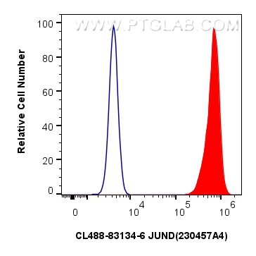 FC experiment of HeLa using CL488-83134-6