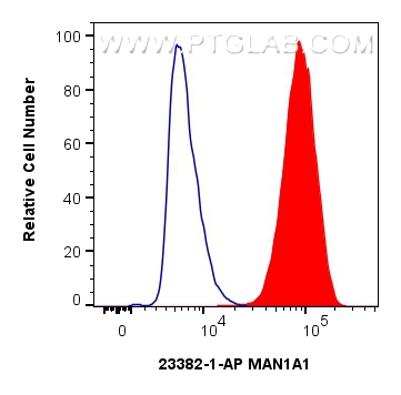 FC experiment of HepG2 using 23382-1-AP