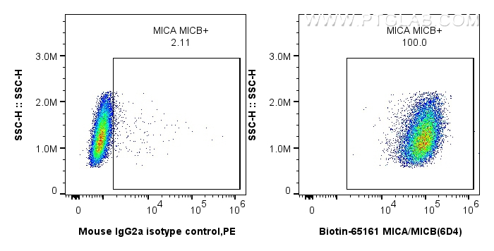 FC experiment of HeLa using Biotin-65161