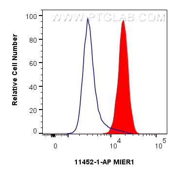 FC experiment of A431 using 11452-1-AP