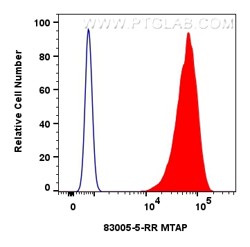 FC experiment of HeLa using 83005-5-RR (same clone as 83005-5-PBS)