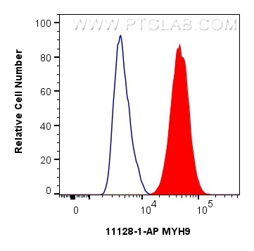 FC experiment of HepG2 using 11128-1-AP