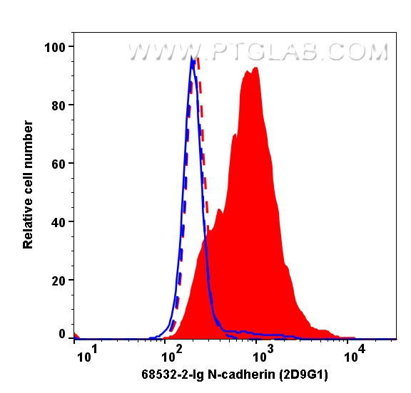 FC experiment of SH-SY5Y using 68532-2-Ig