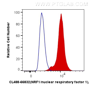 FC experiment of HepG2 using CL488-66832