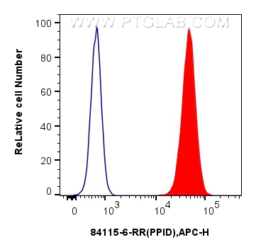 FC experiment of HepG2 using 84115-6-RR