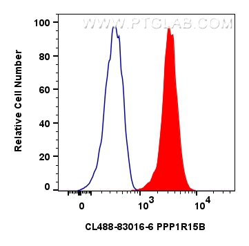 FC experiment of HepG2 using CL488-83016-6