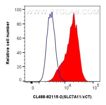 FC experiment of A549 using CL488-82115-2