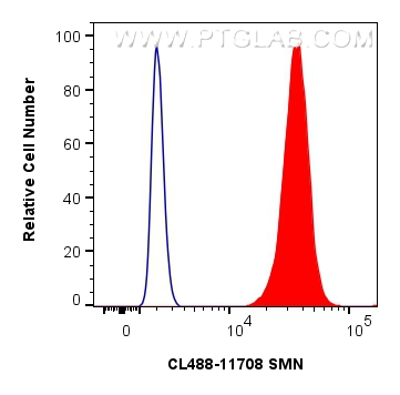 FC experiment of HepG2 using CL488-11708