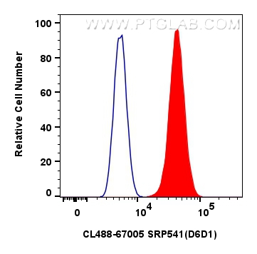 FC experiment of HeLa using CL488-67005