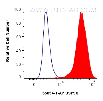 FC experiment of HeLa using 55054-1-AP