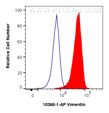 FC experiment of mMSCs using 10366-1-AP