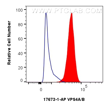 FC experiment of A431 using 17673-1-AP