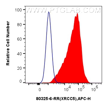 FC experiment of MCF-7 using 80325-6-RR (same clone as 80325-6-PBS)