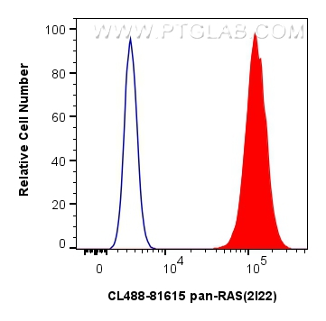 FC experiment of HeLa using CL488-81615