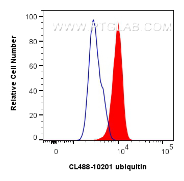 FC experiment of HeLa using CL488-10201